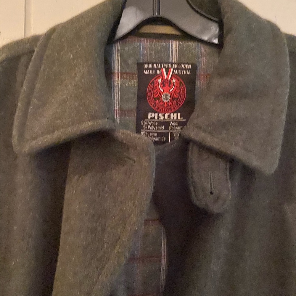 Vintage Wool Austrian Loden Coat